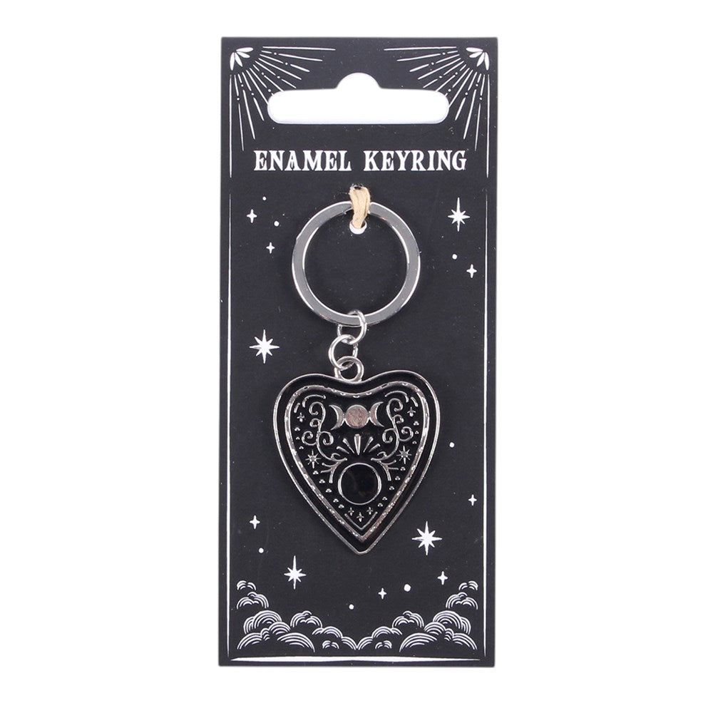 Black Planchette Keyring