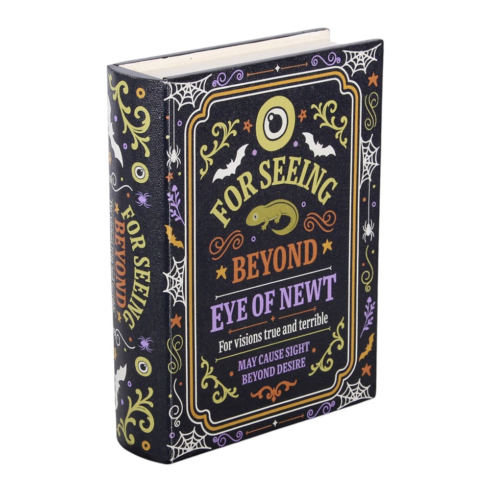 Eye Of Newt Spell Book Shaped Storage Box