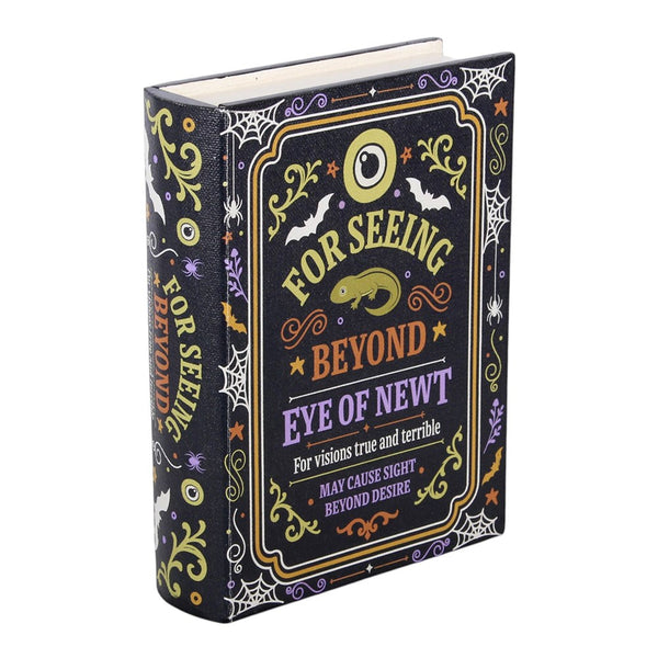 Eye Of Newt Spell Book Shaped Storage Box