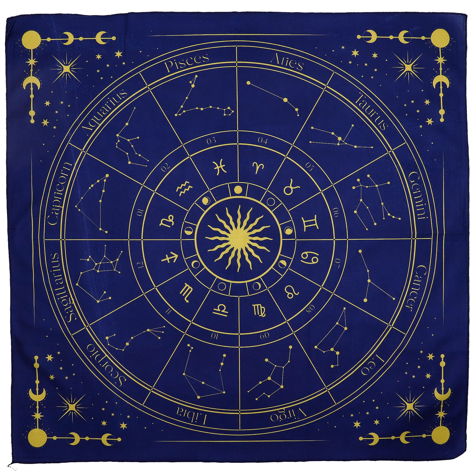 Altar Tarot Reading Cloth - Zodiac