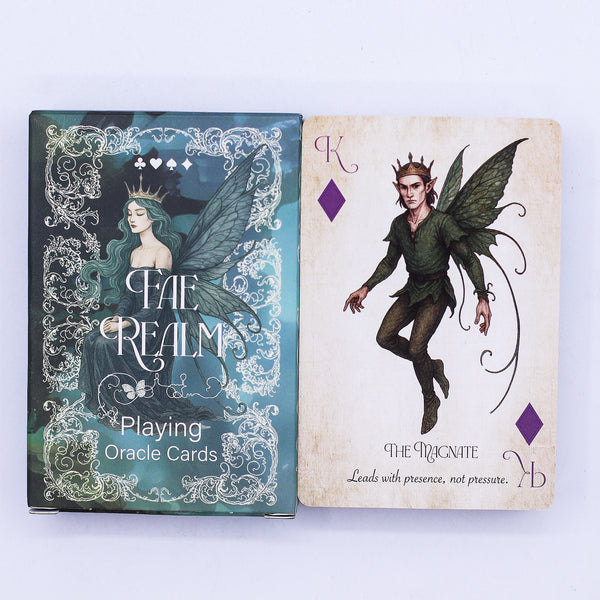 Fae Realm Playing & Oracle Cards - Fairy Theme