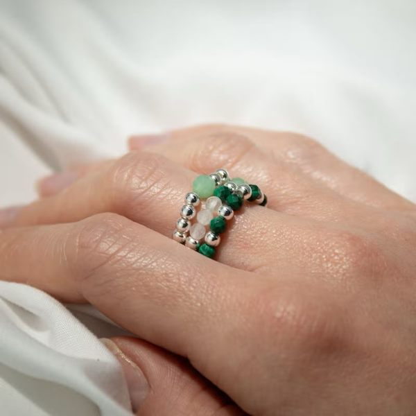 Forest Spirit Ring Sets Nymph Spirit Gemstone