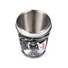 Knight with White & Red Shield Shot Glass