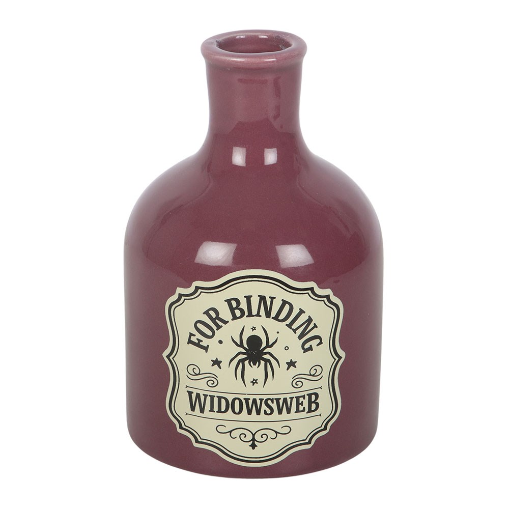 Widowsweb Potion Bottle Vase & Candle Holder
