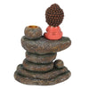 Red Buddha & Rock Pond Backflow Burner