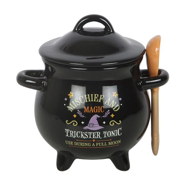 Mischief And Magic Cauldron Soul Bowl & Spoon