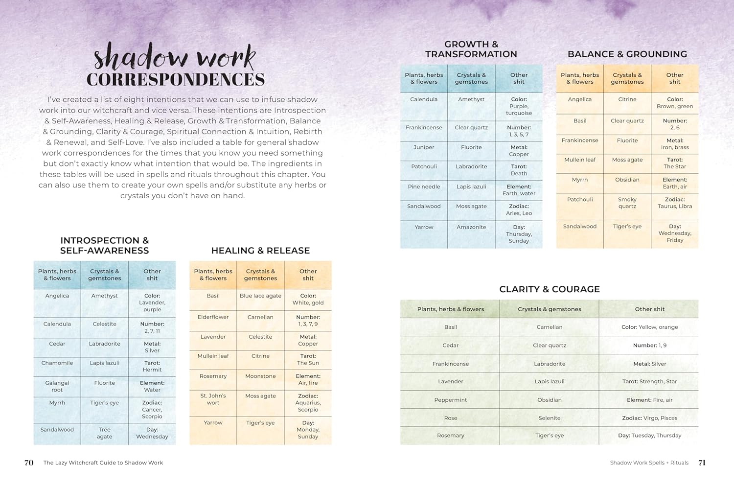 The Lazy Witchcraft Guide To Shadow Work - Andrea Samayoa