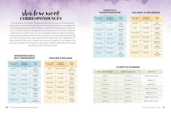 The Lazy Witchcraft Guide To Shadow Work - Andrea Samayoa