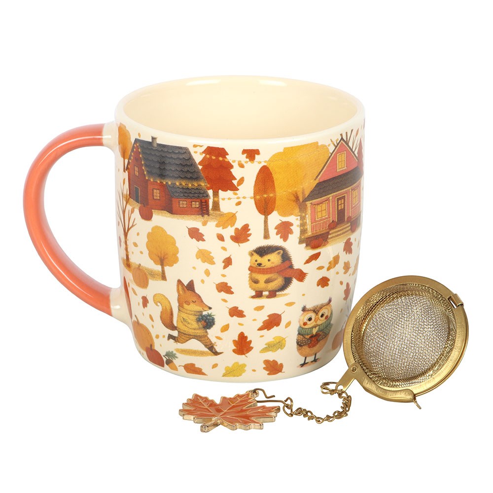 Creature Comforts Mug And Tea Strainer Set