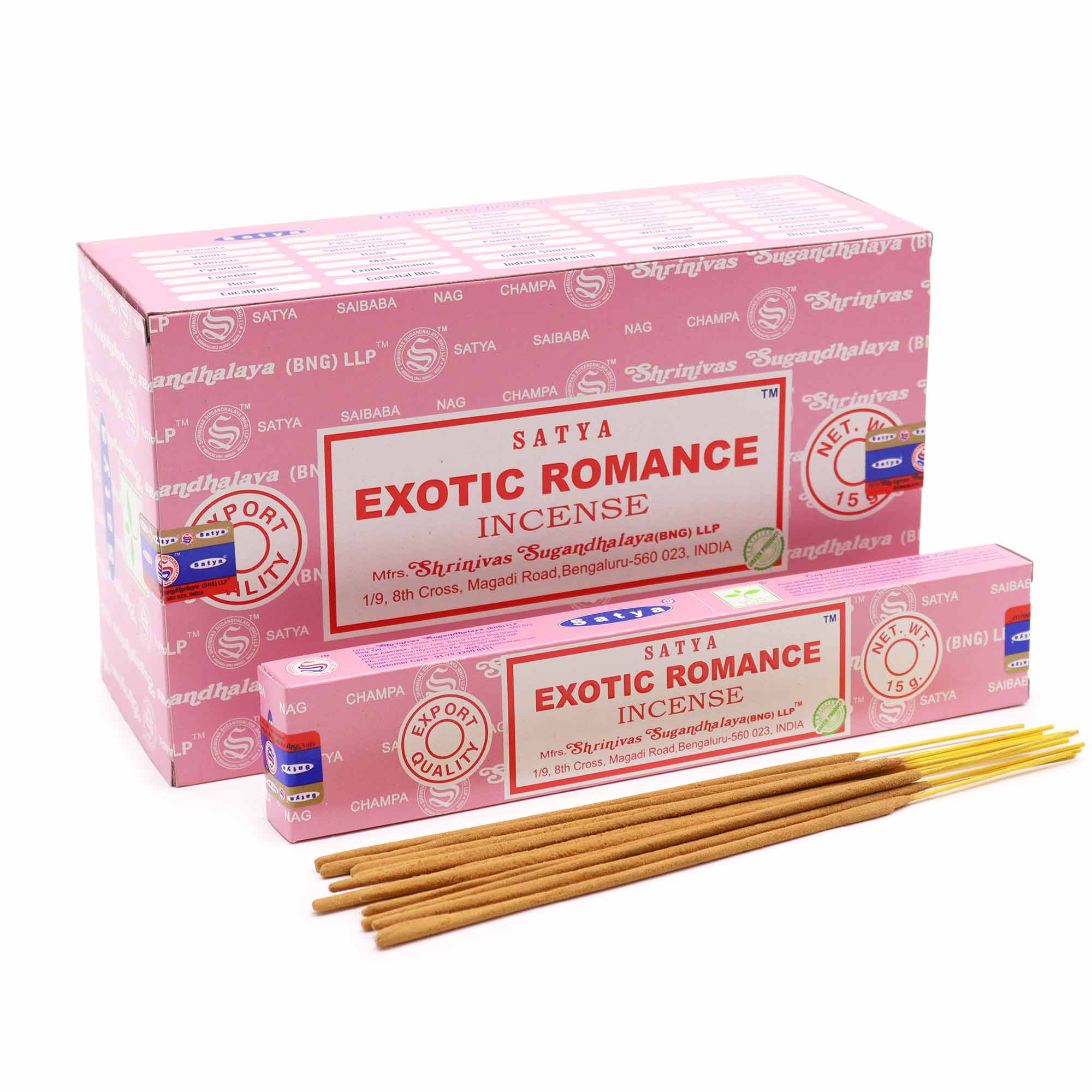 Satya Exotic Romance Incense Stick