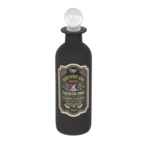 Mischief And Magic Decorative Glass Potion Bottle