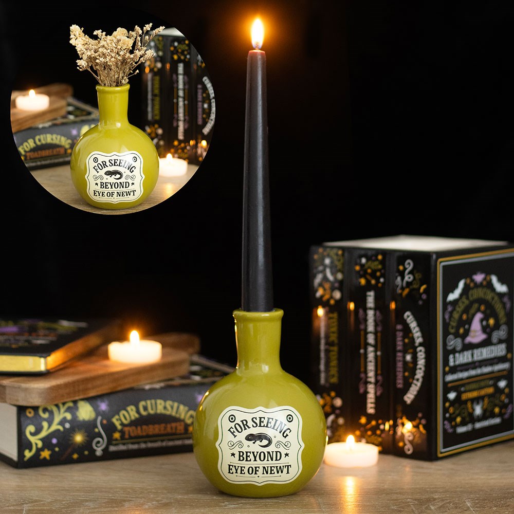 Eye Of Newt Potion Bottle Vase & Candle Holder
