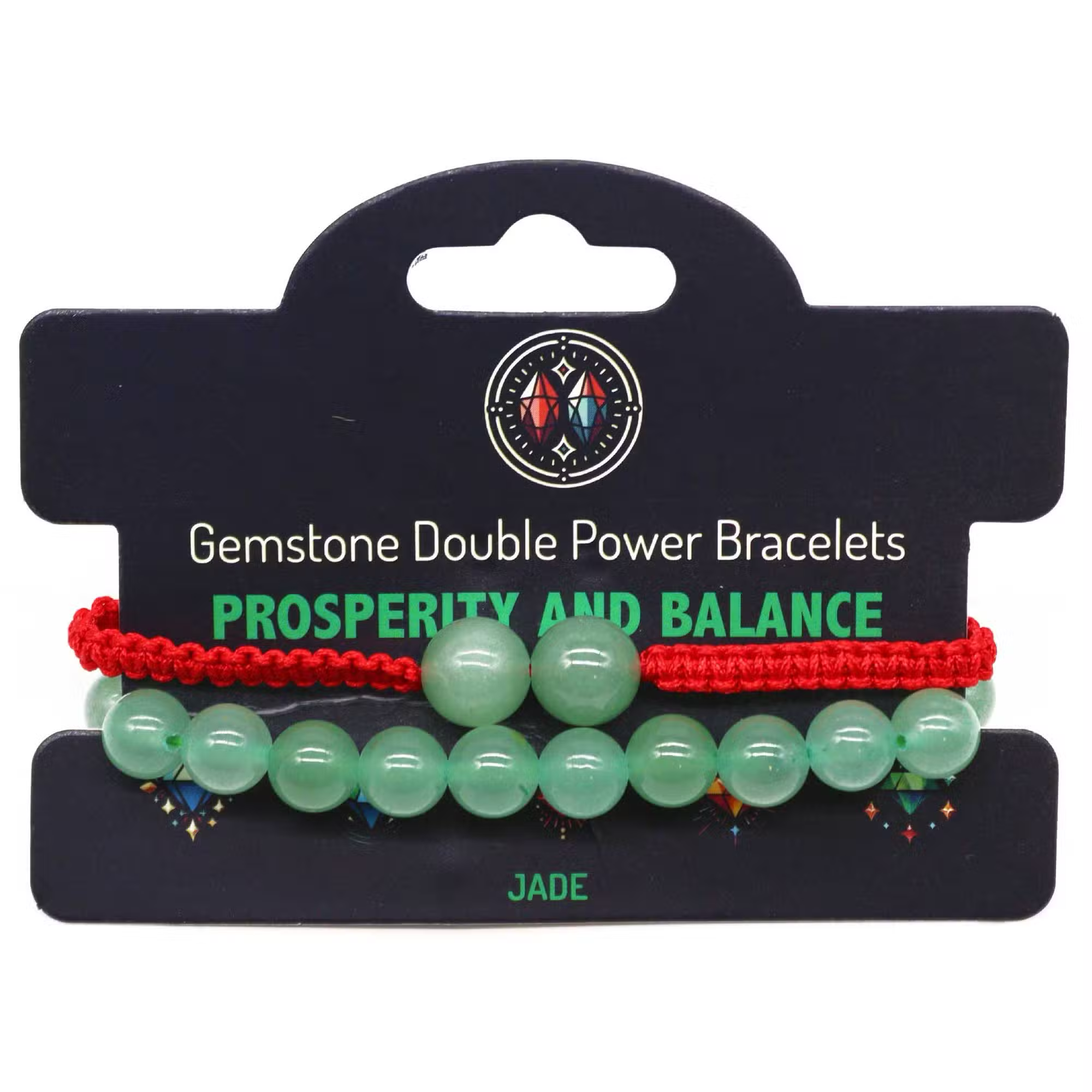 Jade Gemstone Double Power Bracelets