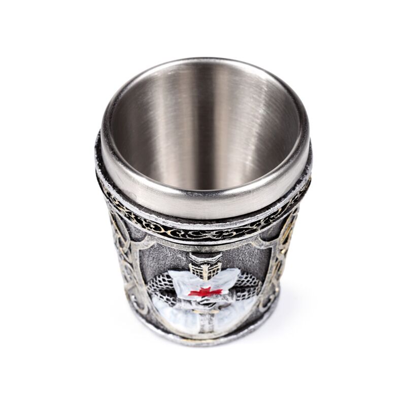 White Knight Shot Glass