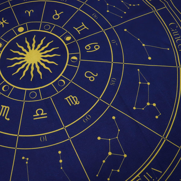 Altar Tarot Reading Cloth - Zodiac