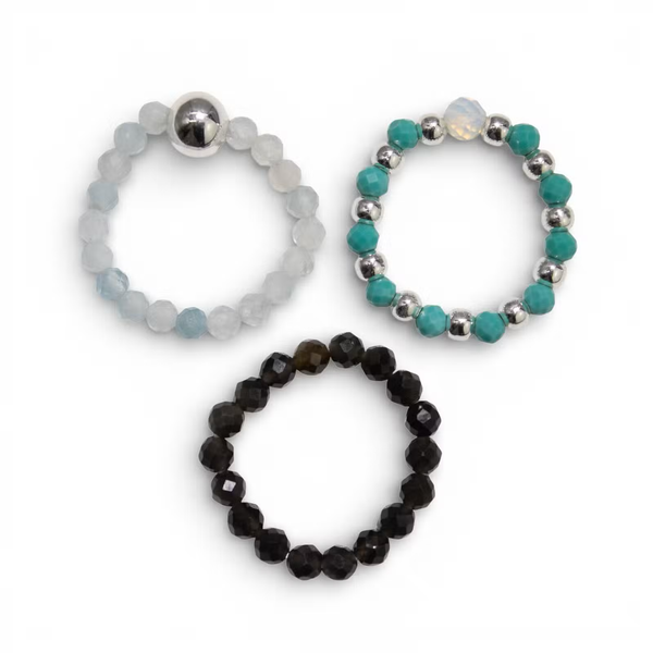 Endless Ocean Ring Sets Nymph Spirit Gemstone