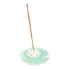 White Lotus Flower Incense Stick Holder & Trinket