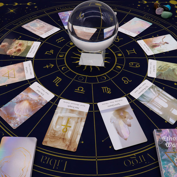 Altar Tarot Reading Cloth - Zodiac