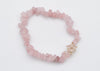 Rose Quartz Flower Bracelet