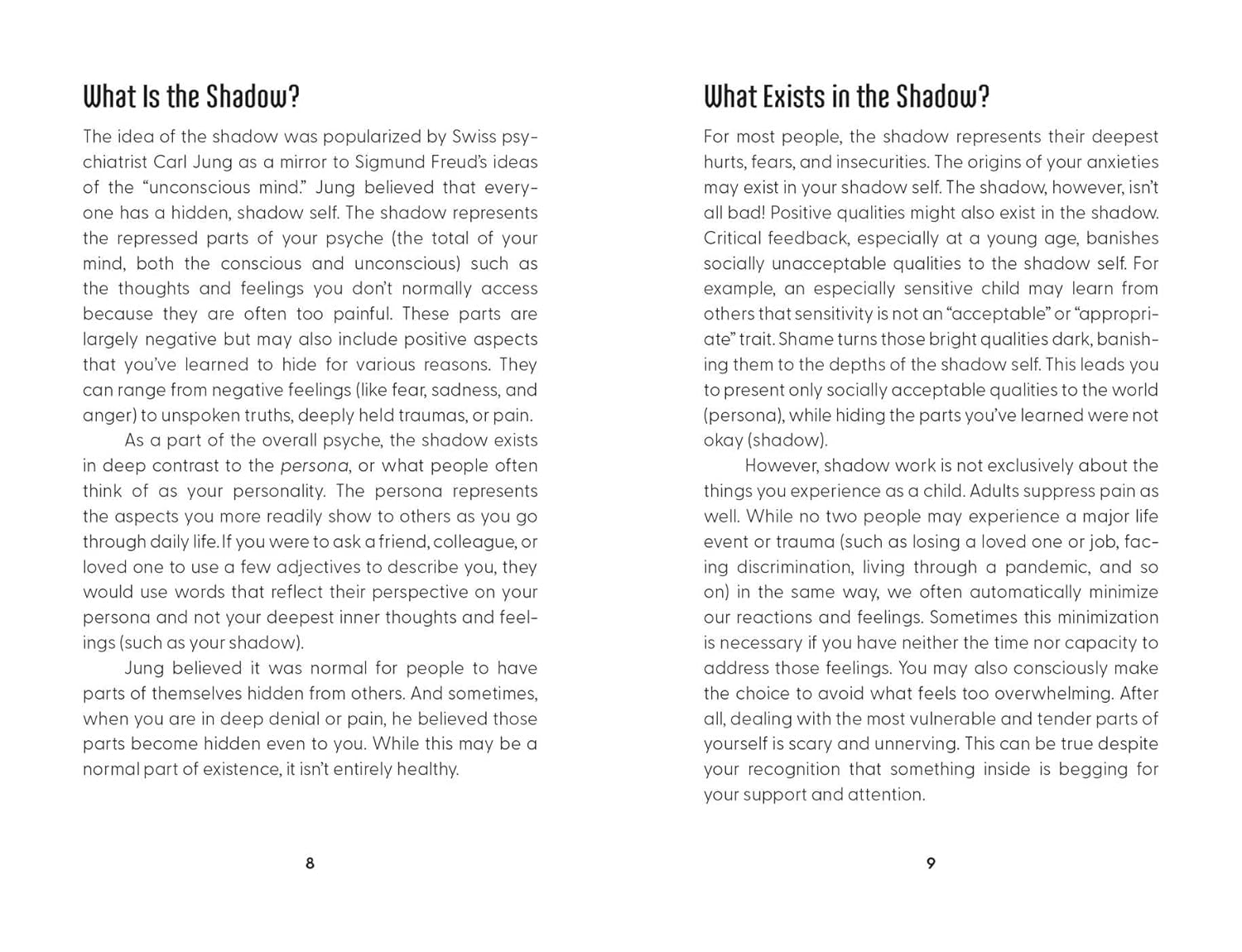 Shadow Work Self Reflection Deck