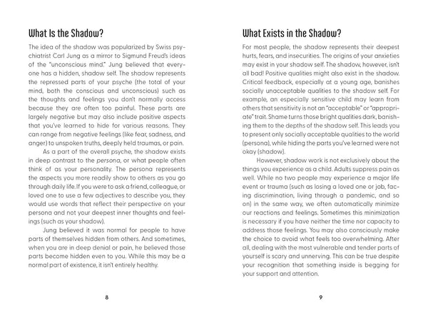 Shadow Work Self Reflection Deck