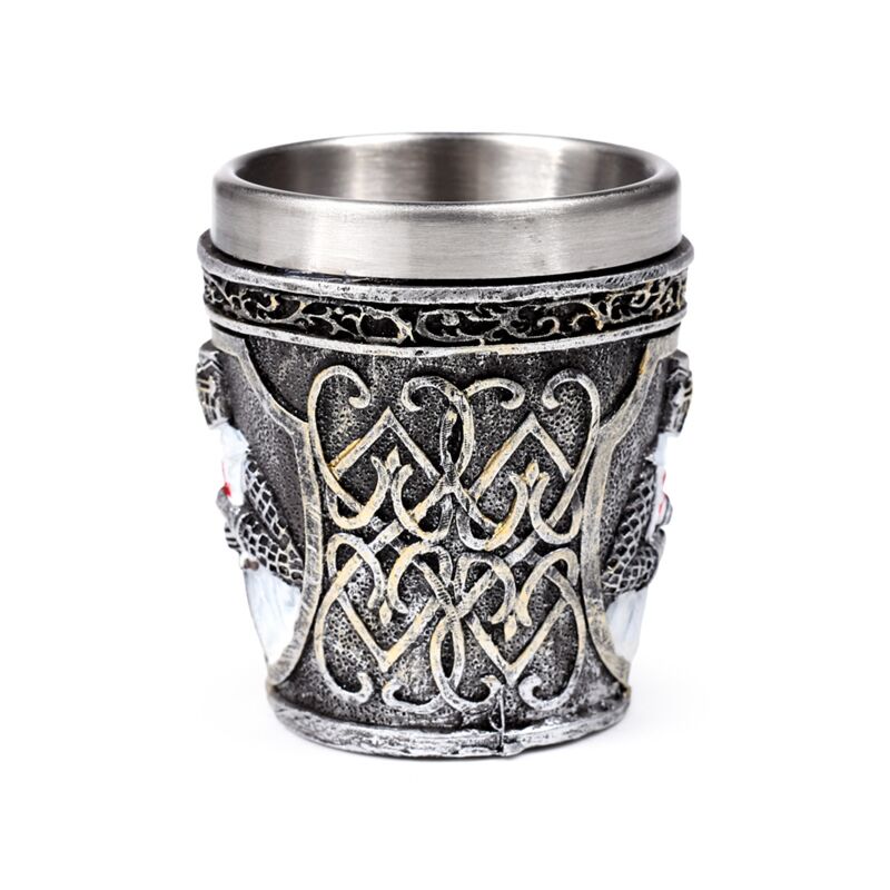 White Knight Shot Glass