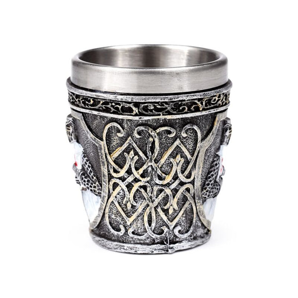 White Knight Shot Glass