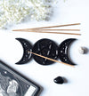 Spellbound Secrets Triple Moon Incense Stick Holder