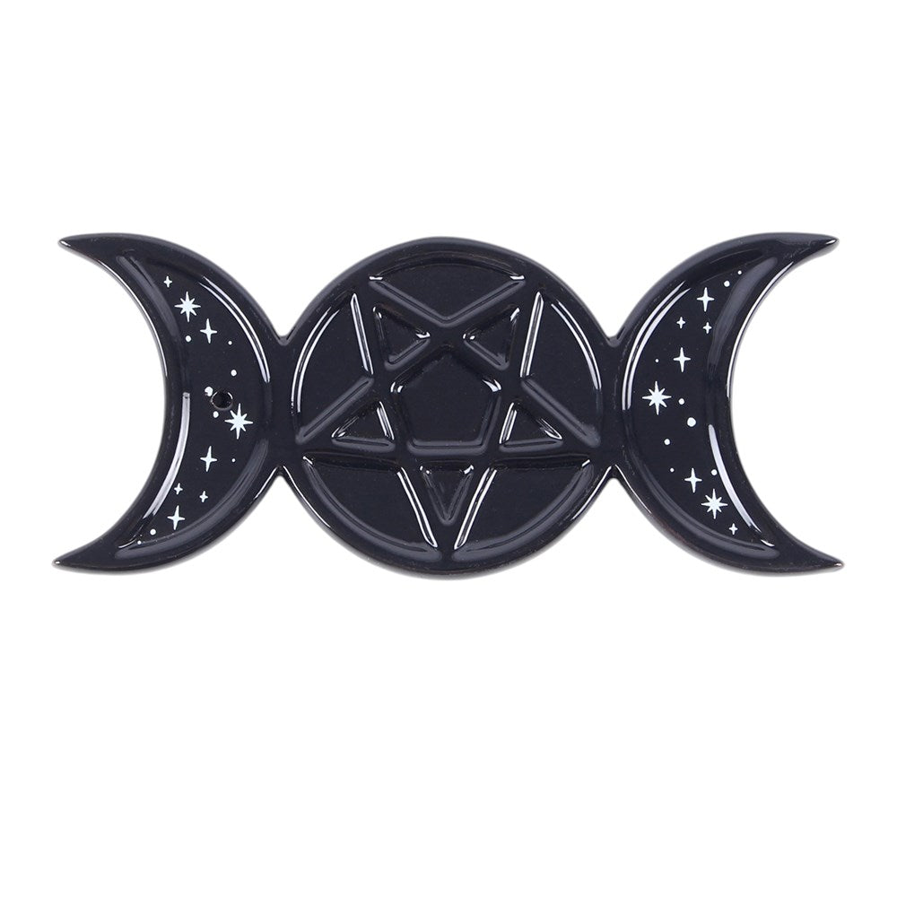 Spellbound Secrets Triple Moon Incense Stick Holder