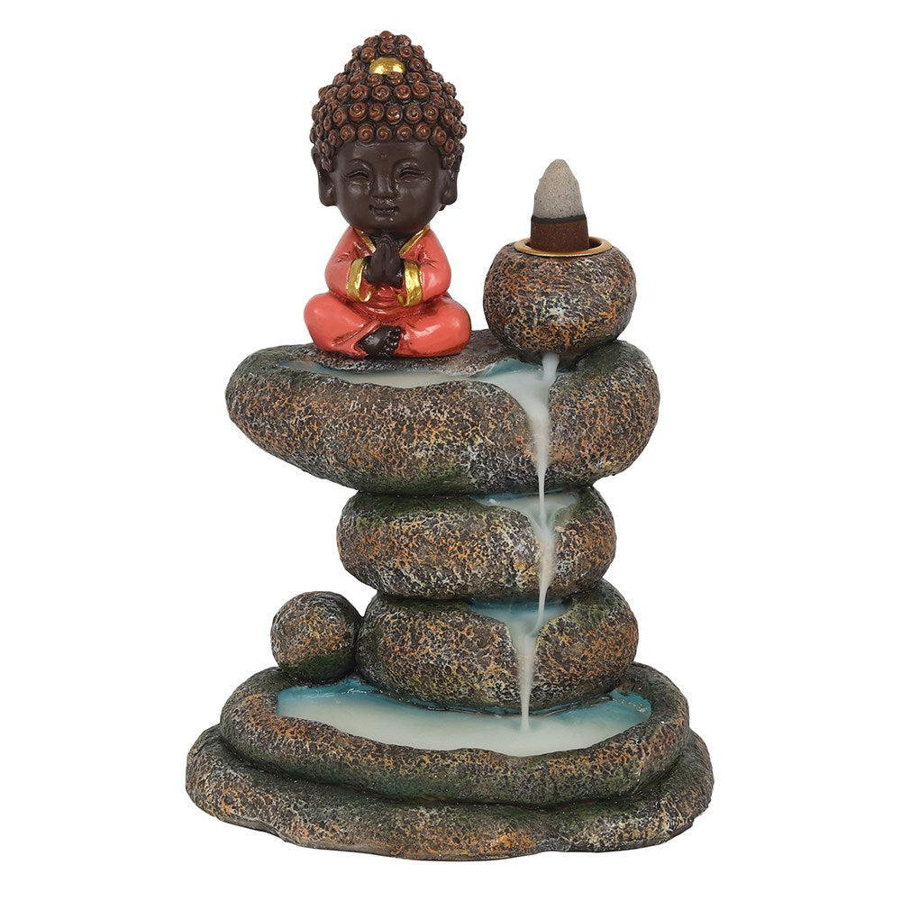 Red Buddha & Rock Pond Backflow Burner