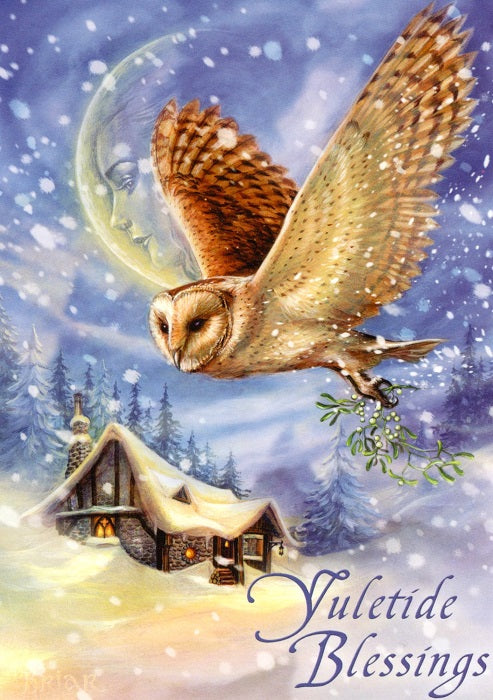 The Snow Bringer Greetings Card