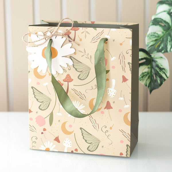 Medium Fairy Folklore Print Gift Bag