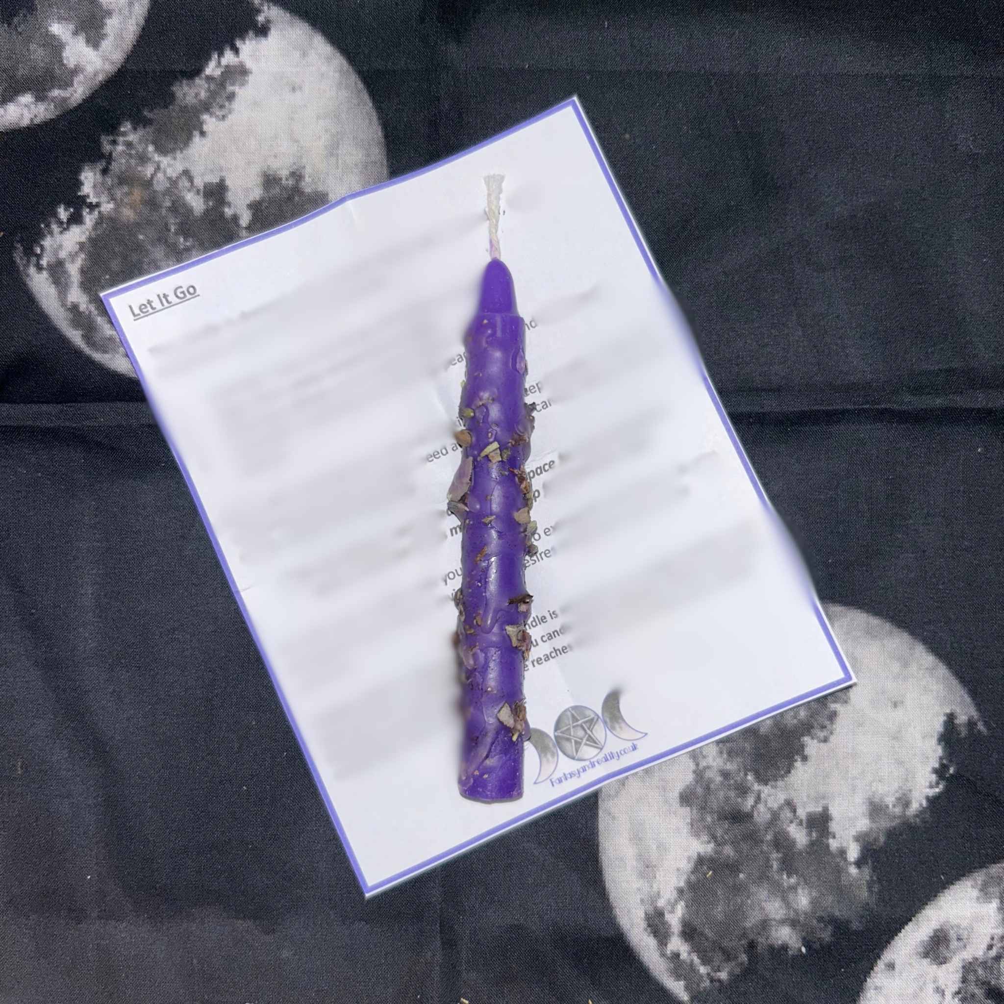 Let It Go Spell Candle