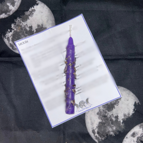 Let It Go Spell Candle