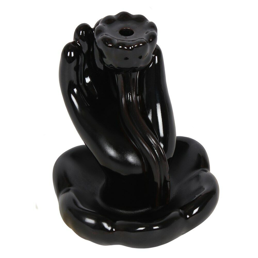 Hand & Lotus Flower Backflow Burner