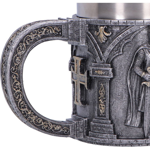 Knight in Shining Armour Tankard (Small Silver)