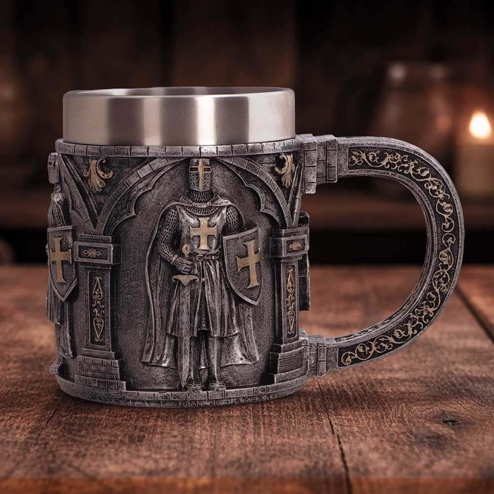 Knight in Shining Armour Tankard (Small Silver)