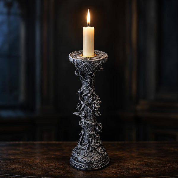 Midnight Rose Candle Holder
