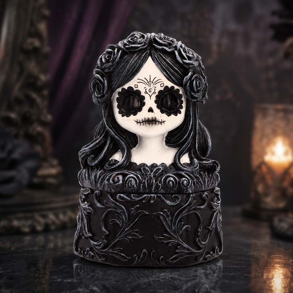 Flor de Muerte Trinket Box