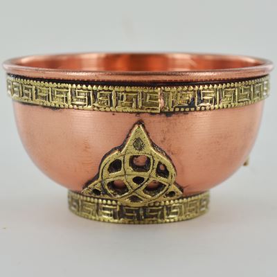 Triquetra Copper Bowl 8cm
