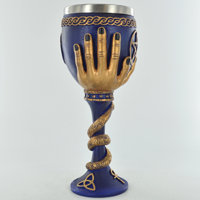 Pentagram and Hands Goblet