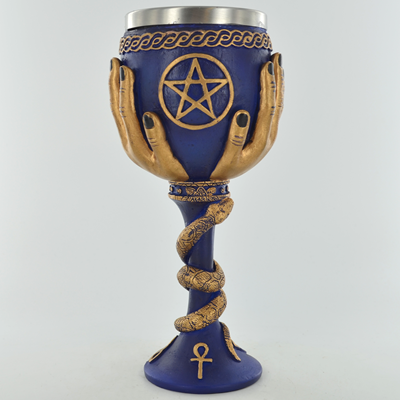 Pentagram and Hands Goblet
