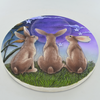 Three Hares Wall Plaque