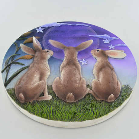 Three Hares Wall Plaque