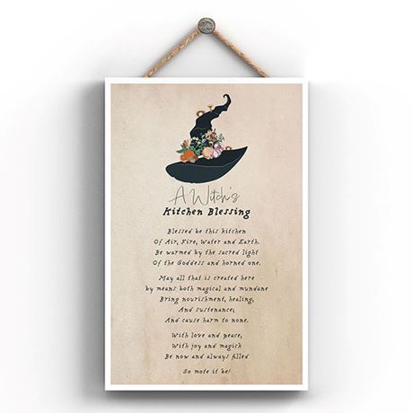 Kitchen Blessing Hat Sign