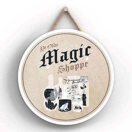 Magic Shoppe Circle Sign