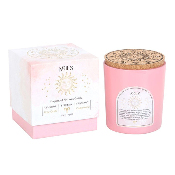 Gemstone Zodiac Candle
