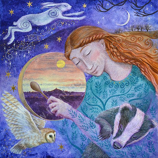 Drumming Avalon Dreams Tile
