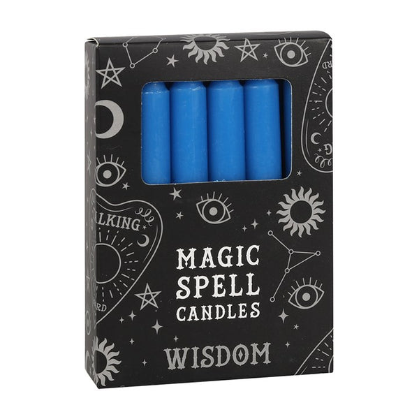 Blue "Wisdom" Spell Candle