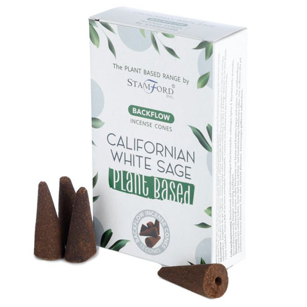 Plant Based Californian White Sage Backflow Cones